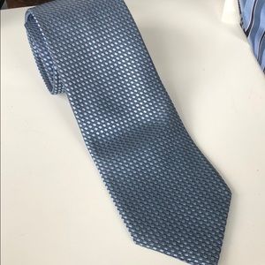 Light blue and silver Zegna tie